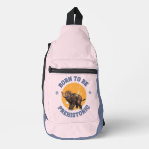 Sac À Bandoulière Anniversaire de bébé mammouth préhistorique drôle