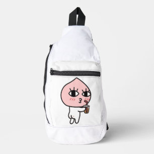 Sac À Bandoulière Apeach avec café glacé