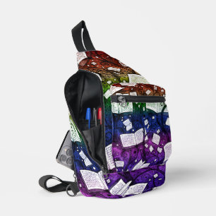 Sac À Bandoulière Arrière - plan Rainbow Books
