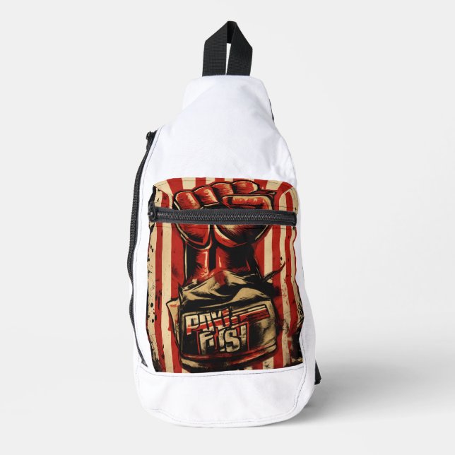 Sac À Bandoulière Attrayant & unité exprimant sac, pour l'université (Recto)