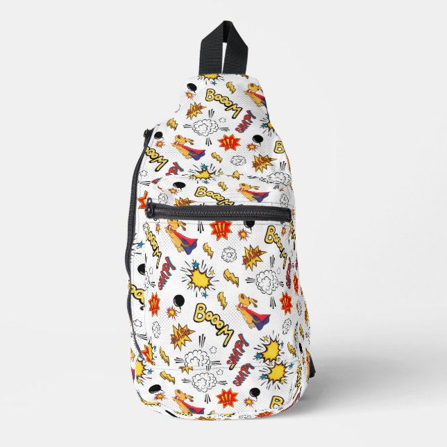 Sac À Bandoulière Bande dessinée élégante imprimée (Recto)