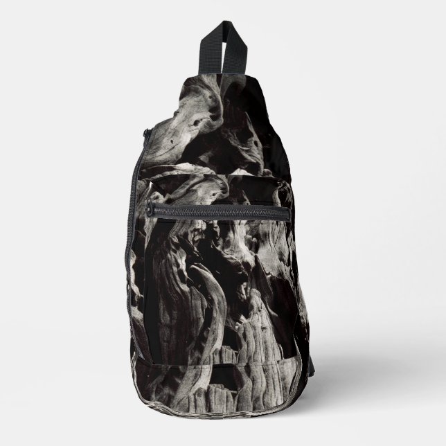 Sac À Bandoulière Barre d'arbre noir (Recto)