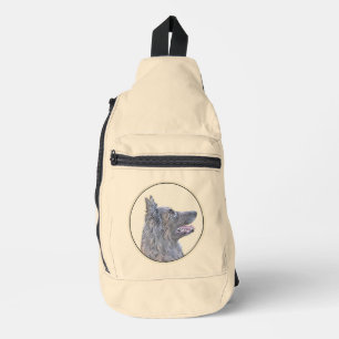 Sac À Bandoulière Belge Tervuren Berger Mahogany Peinture Art