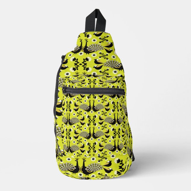 Sac À Bandoulière Belle Peacock Art (Recto)