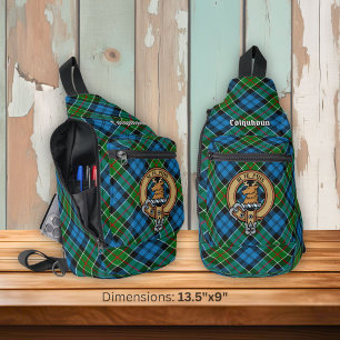 Sac À Bandoulière Blason de Clan Colquhoun sur Tartan