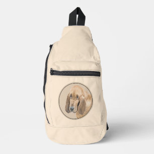 Sac À Bandoulière Bloodhound Peinture rouge mignon odeur chien art