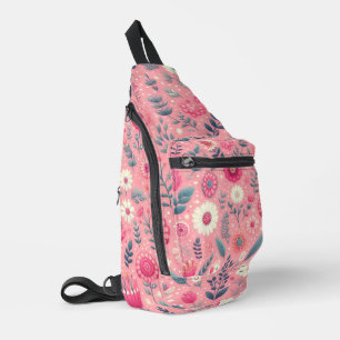 Sac À Bandoulière Blooms enchantés roses