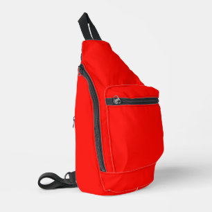 Sac À Bandoulière Bonbons Pomme rouge couleur solide