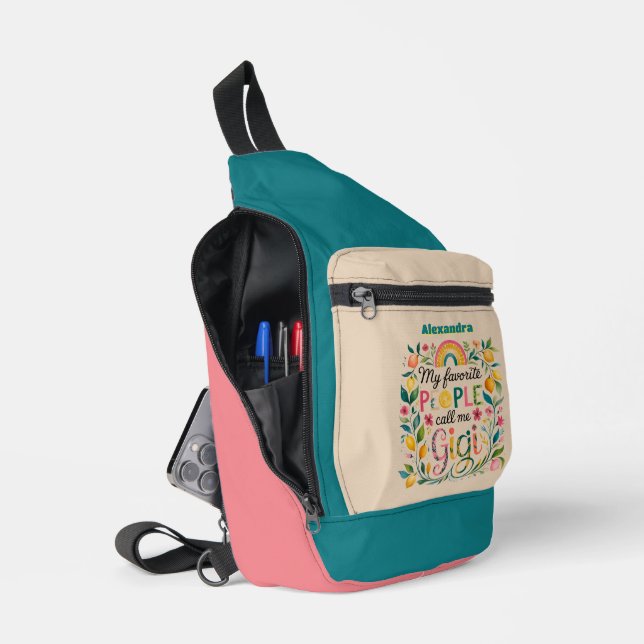 Sac À Bandoulière ❤️ Cadeaux GIGI personnalisés Fête des mères Anniv (Ouvrir)