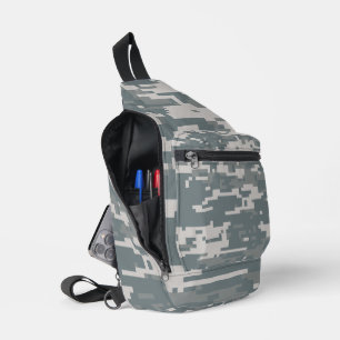 Sac À Bandoulière Camo numérique de la nature