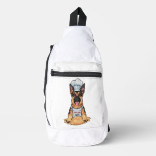 Sac À Bandoulière Canine Culinaire : Baker German Shepard Avec Pain
