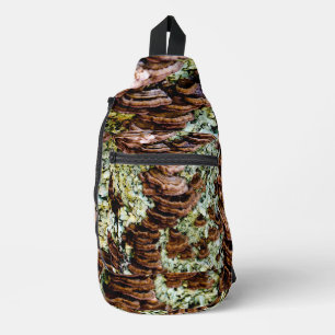 Sac À Bandoulière Champignons verts et Brown