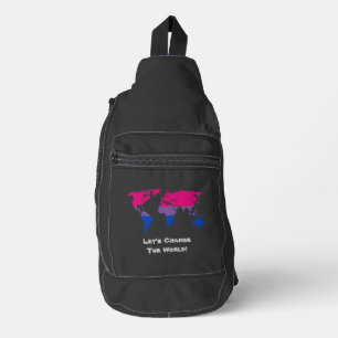 Sac À Bandoulière Changeons le Monde