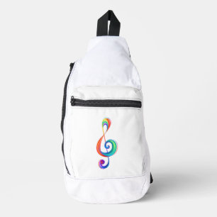 Sac À Bandoulière Clé arc-en-ciel