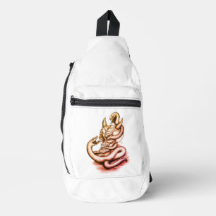 Sac À Bandoulière Crâne - Tête diabolique avec serpent