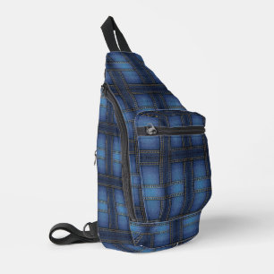 Sac À Bandoulière Design Denim
