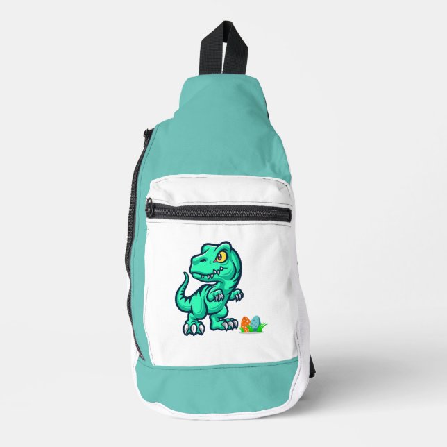 Sac À Bandoulière dinosaure aux oeufs (Recto)