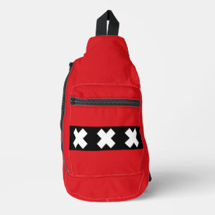 Sac À Bandoulière Drapeau d'Amsterdam, Pays-Bas