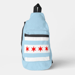 Sac À Bandoulière Drapeau de Chicago, Illinois