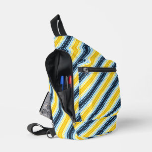 Sac À Bandoulière Drapeau de fierté BoHo Groovy Géométrique Abstrait