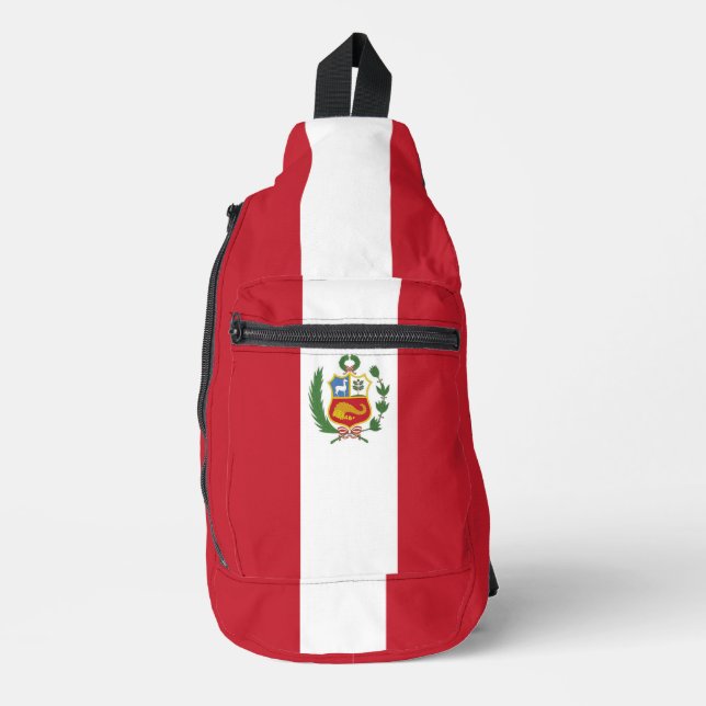 Sac À Bandoulière Drapeau du Pérou (Recto)