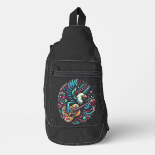 Sac À Bandoulière Eagle Jammin sur la guitare