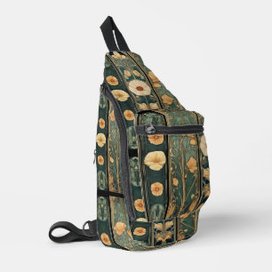 Sac À Bandoulière Élégant art nouveau victorien botanique