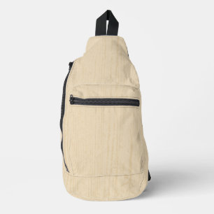 Sac À Bandoulière Elégant grain de bois blanc espagnol