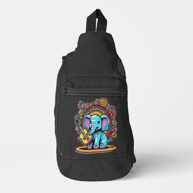 Sac À Bandoulière Eléphant mélodique (Recto)