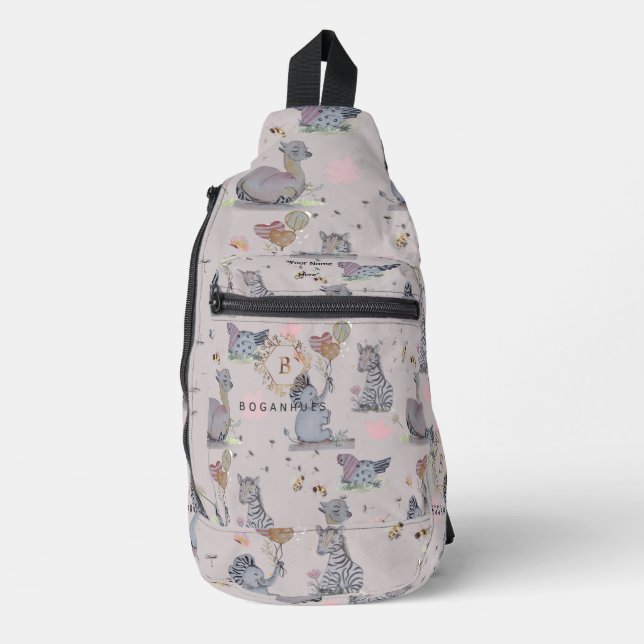 Sac À Bandoulière Eleze & Friends Boganhues Print Cut Sew Bag (Recto)