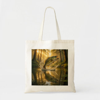 Sac à bandoulière en bois doré pour achigan à gran