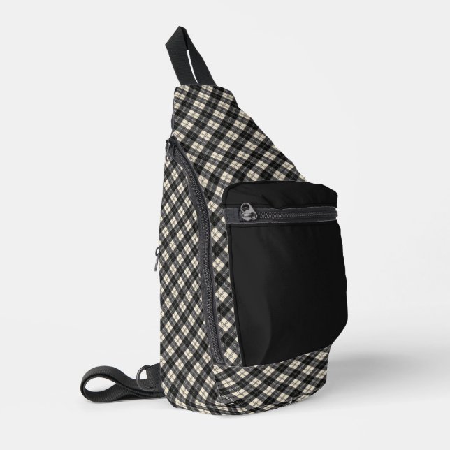 Sac À Bandoulière Erskine Scottish Clan Tartan Sling Bag (Coin gauche)