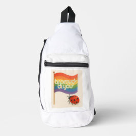 Sac À Bandoulière Expression en gras LGBTQ et fierté
