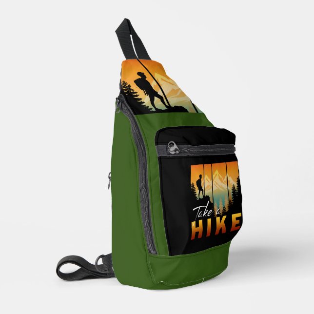 Sac À Bandoulière Faites Une Randonnée (Coin gauche)