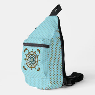 Sac À Bandoulière Fantaisie Mehndi Cuivre