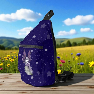 Sac À Bandoulière Fée pourpre et papillon