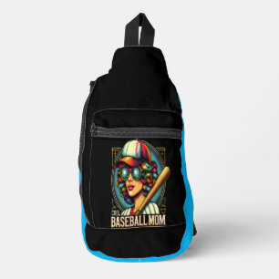 Sac À Bandoulière Femme Déterminée : Meilleure Maman De Baseball