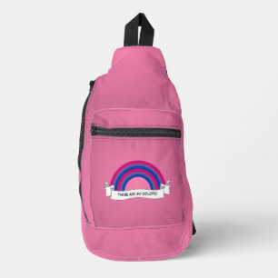 Sac À Bandoulière Fierté arc-en-ciel bisexuelle