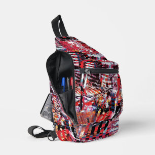 Sac à bandoulière – Fragmented Pulse