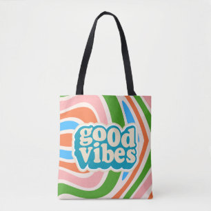 Sac à bandoulière 'Good Vibes' Rétro Wave