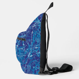 Sac À Bandoulière Graphique aéronautique