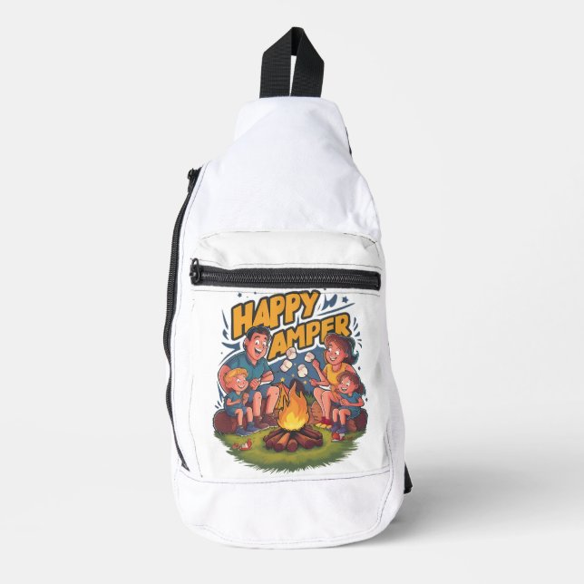 Sac À Bandoulière Happy Camper Toddler T-shirt (2) (Recto)