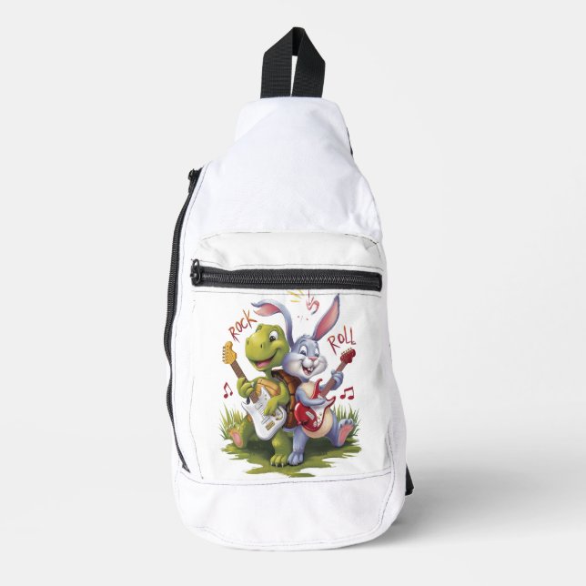 Sac À Bandoulière Harmonie Mélodique Rock And Roll (Recto)