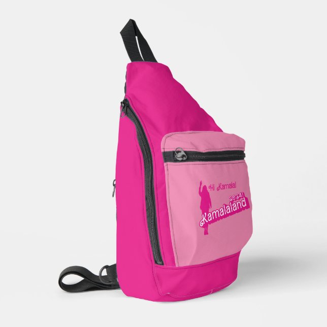 Sac À Bandoulière "Hi Kamala" - Sling Bag (slogan B) (Coin gauche)