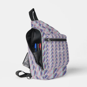 Sac À Bandoulière Holographique Fille Rayée Mignonne