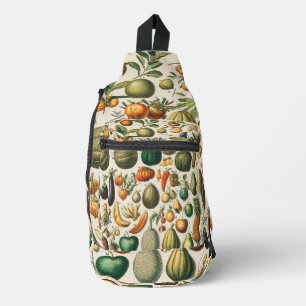 Sac À Bandoulière Illustration scientifique végétale des fruits