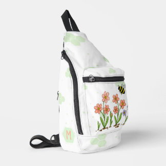 Sac À Bandoulière Jardin Abeille Heureuse