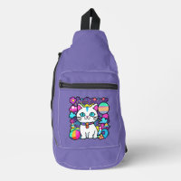 Joli Chat Cosmique Blanc