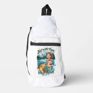 Sac À Bandoulière Joyeux Leap Avec Ami Fini