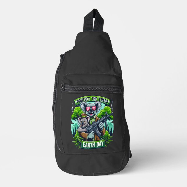 Sac À Bandoulière Koala Commandos : Un coup de pied (Recto)